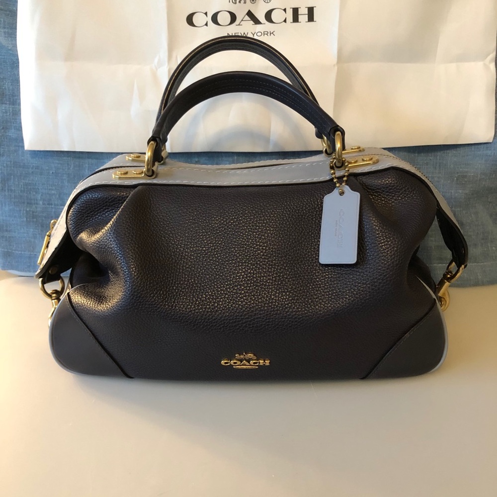 Coach Blue Lane Leather Satchel & Coach Wallet